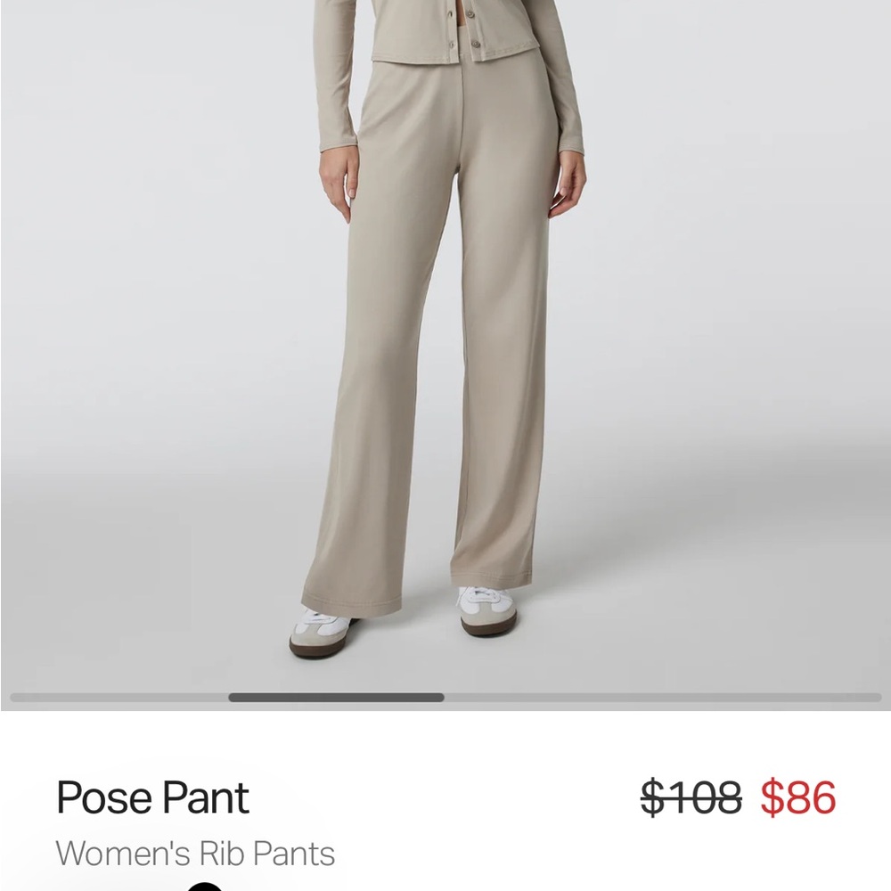 Vuori Black Pose pant